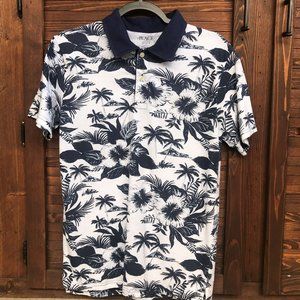 CHILDREN'S PLACE Boys Hawaiian Print Polo Shirt